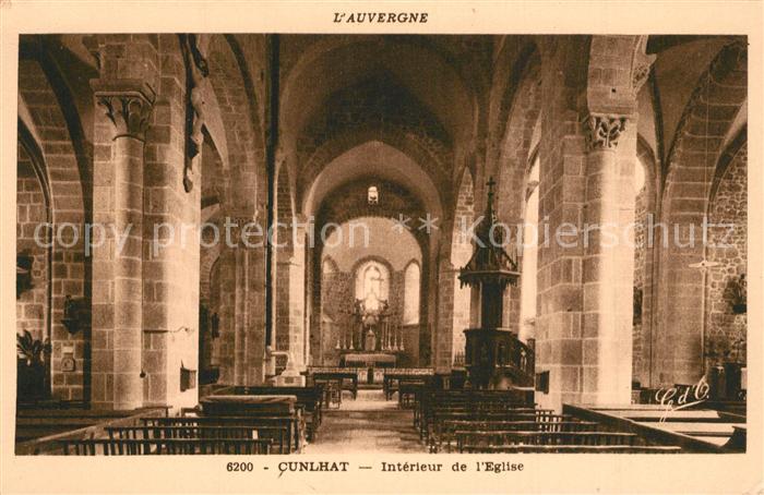 Cunlhat Interieur de l'Eglise