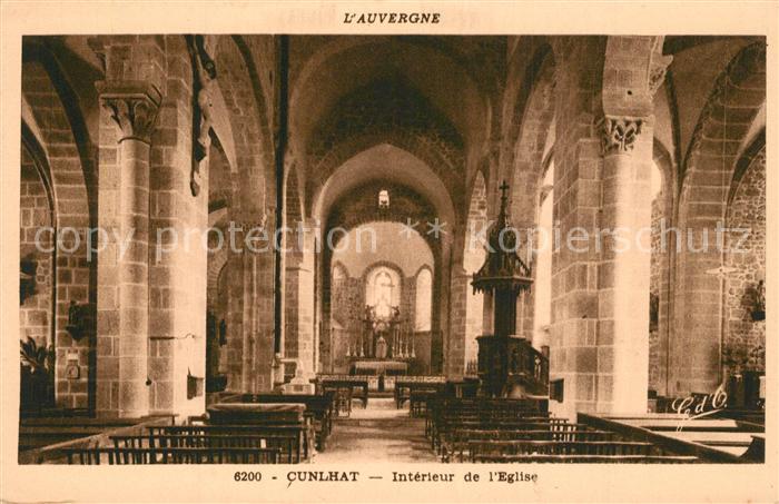 Cunlhat Interieur de l'Eglise
