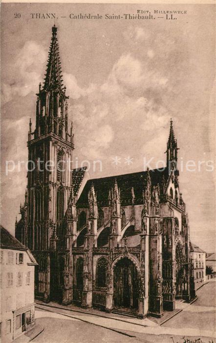 Thann Haut Rhin Elsass Cathedrale Saint Thiebault