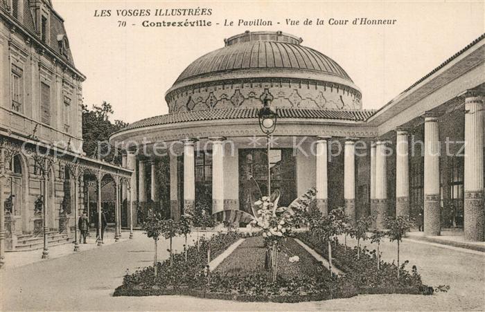 Contrexeville Vosges Le Pavillon Vue de la Cour d Honneur