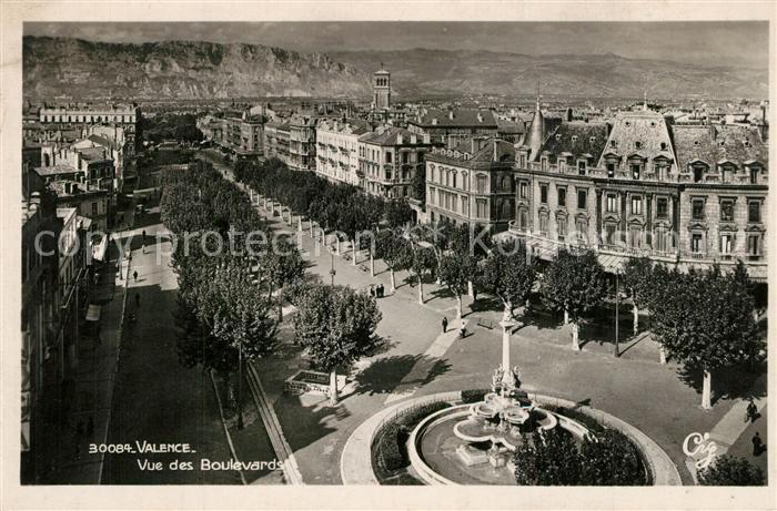 Valence 26 Vue des Boulevards