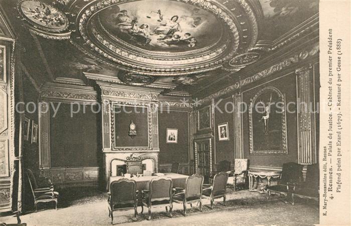 Rennes Ille-et-Vilaine Palais de Justice Cabinet du premier President