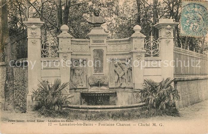 Lamalou-les-Bains Fontaine Charcot Cliche