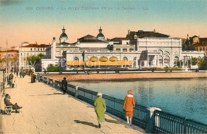 Cannes Alpes-Maritimes La Jetee Edouard VII et le Casino