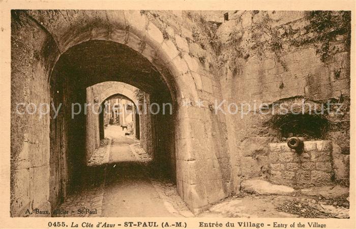 Saint Paul Cote d Azur Entree du Village