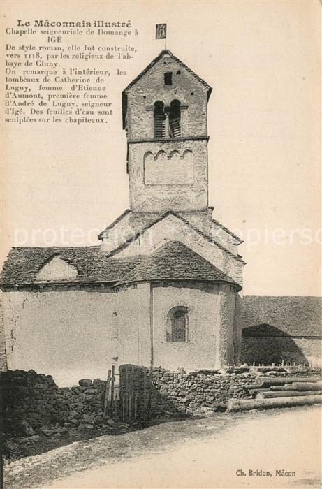 Macon 71 Chapelle seigneuriale de Domange a IGE