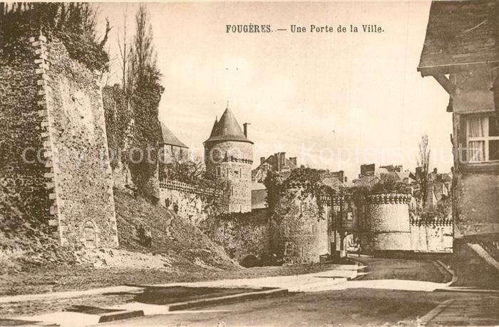 Fougeres Une Porte de la Ville