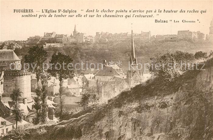 Fougeres Eglise Saint Sulpice