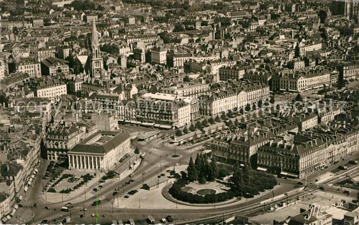 Nantes Loire Atlantique Vue aerienne de la Plae de la Bourse du Cours Franklin R