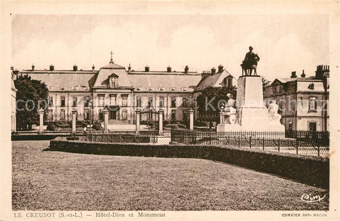 Le Creusot Saone-et-Loire Hotel Dieu et Monument
