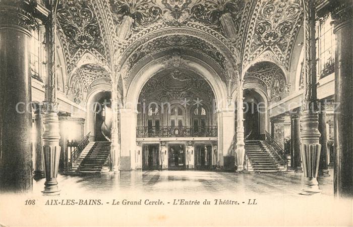 Aix-les-Bains Le Grand Cercle Entree du Theatre