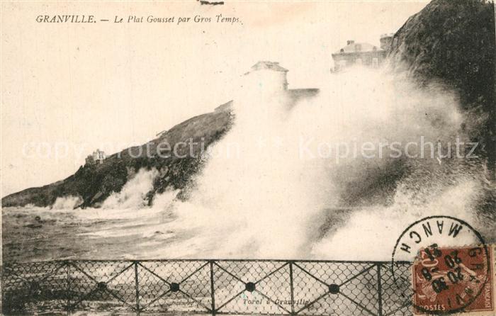 Granville Manche Le Plat Gousset par Gros Temps