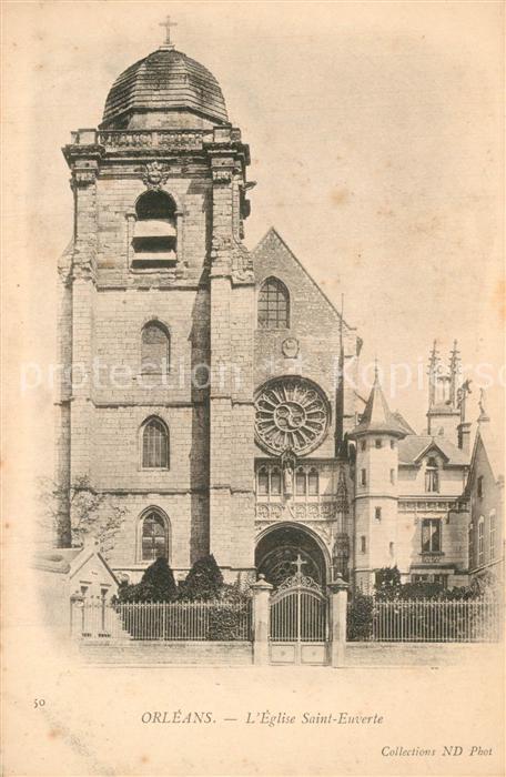 Orleans Loiret Eglise Sainte Euverte