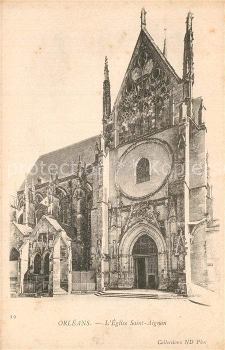 Orleans Loiret Eglise Saint Aignan