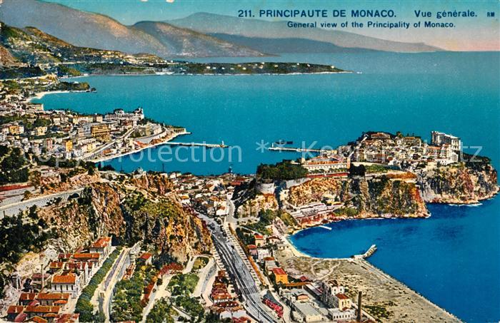 Monaco General view of the Principality of Monaco