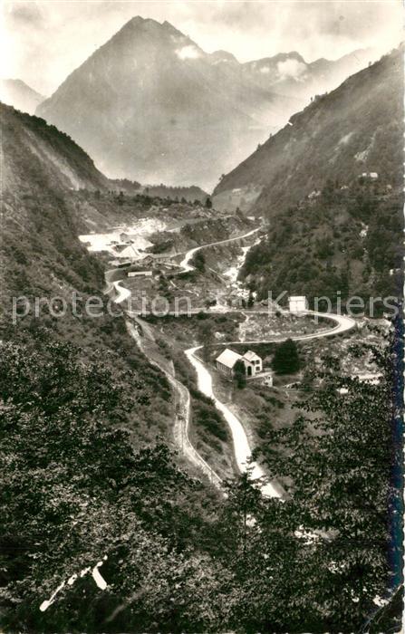 Cauterets Route de Pierrefitte Le Colimacon Chaîne des Pyrénées