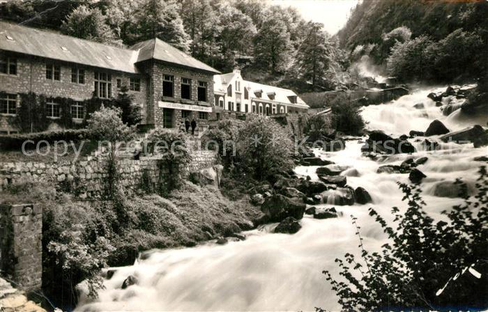 Cauterets La Raillère les Griffons et la Cascade
