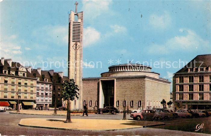 Lorient Morbihan Bretagne Place Alsace Lorraine Eglise Notre Dame des Victoires