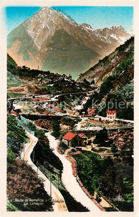 Cauterets Route de Pierrefitte a Cauterets Le Limacon Chaîne des Pyrénées