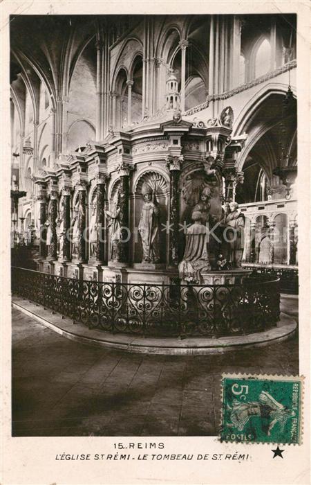 Reims Champagne Ardenne Eglise Saint Remi Tombeau