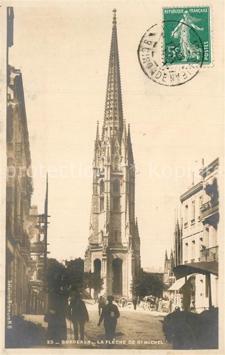 Bordeaux Flêche de l'Eglise Saint Michel