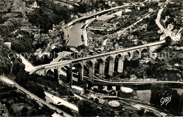Dinan 22 Viaduc sur la Rance vue aérienne