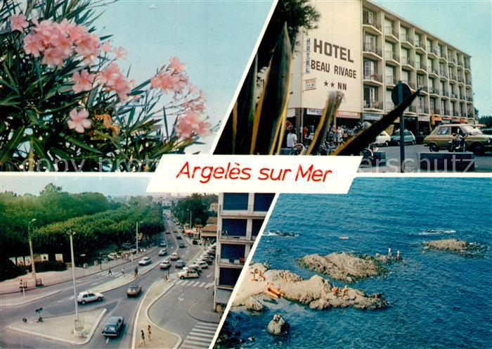 Argeles-sur-Mer Lauriers Roses Hôtel Beau Rivage Rond Point Criques du raco