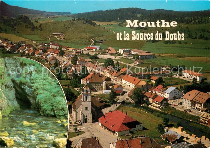 Mouthe Le village et la Source du Doubs