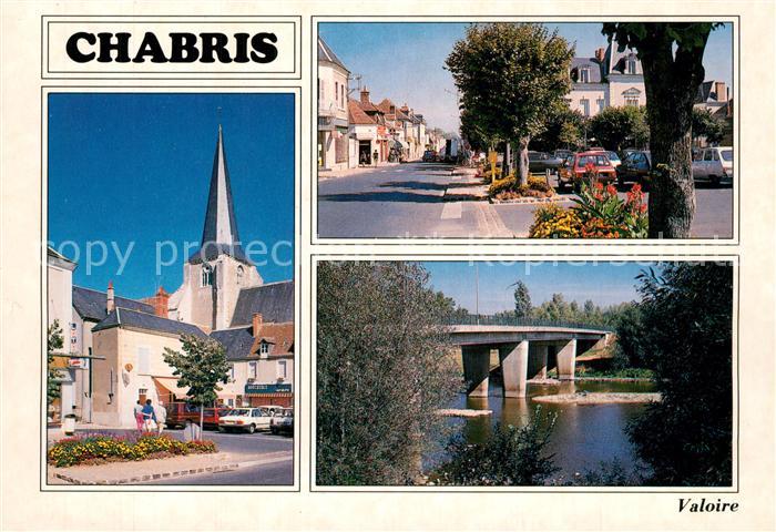 Chabris Place Boivin Eglise Rue du pont Pont se