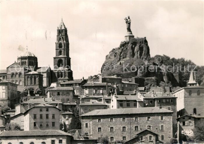 Le Puy-en-Velay Eglise Statue de Notre Dame de France