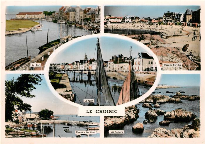 Le Croisic Le Port Plage de Port Lin Les Rochers Chambre des Vases Quai