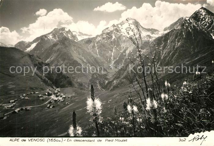 Venosc Alpe de Venosc en descendant de Pied Moutet Alpes