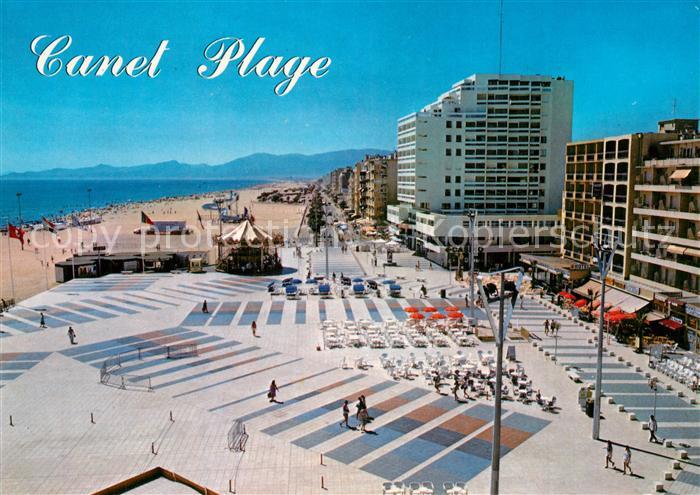 Canet Plage Place de la Méditerranée Hôtels Plage