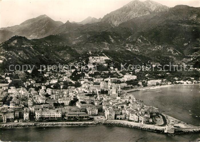 Menton Alpes Maritimes La vieille ville et le port Alpes vue aérienne