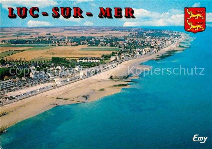 Luc-sur-Mer Vue aérienne du front de mer