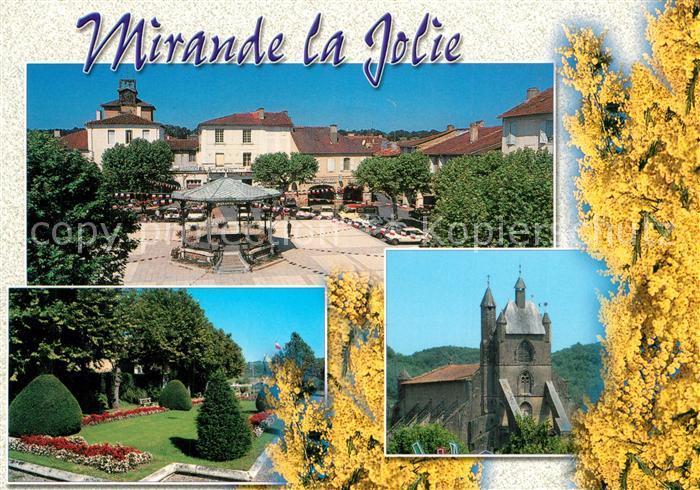 Mirande Place Astarac Eglise Parc