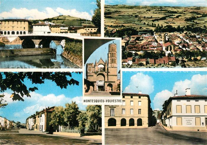 Montesquieu-Volvestre Pont Castera Eglise Saint Victoir Rue M