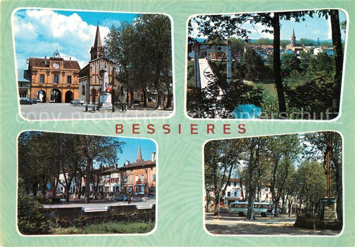 Bessieres Vue Generale Eglise Place