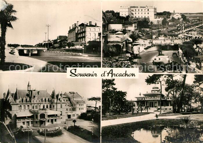 Arcachon Gironde Passage souterrain Promenade Plage Casino