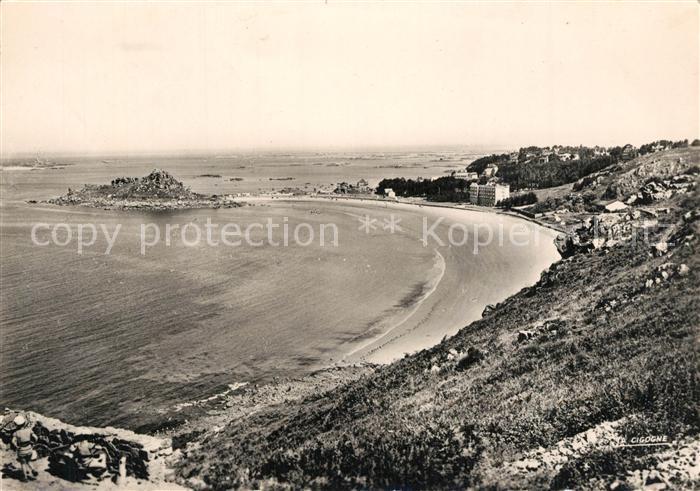 Trebeurden La plage de Tresmeur et pointe du Chateau