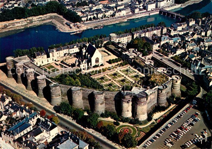 Angers Chateau vue aérienne