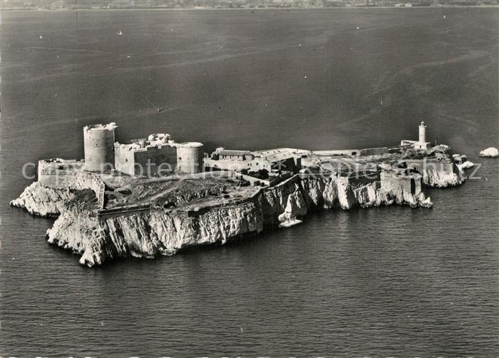Marseille Bouches-du-Rhone Chateau d_If vue aérienne