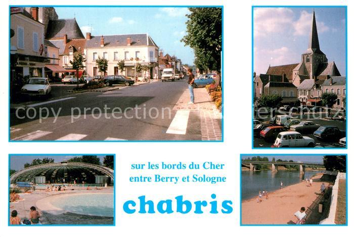 Chabris Centre ville Eglise Piscine Plage du Ch
