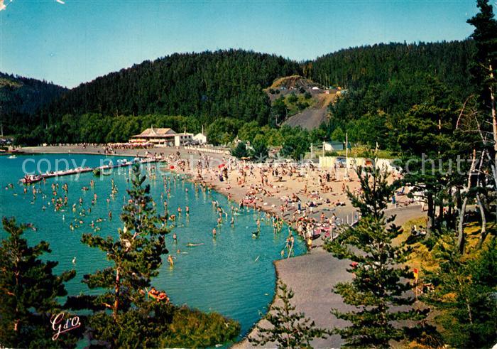 Lac Chambon La plage