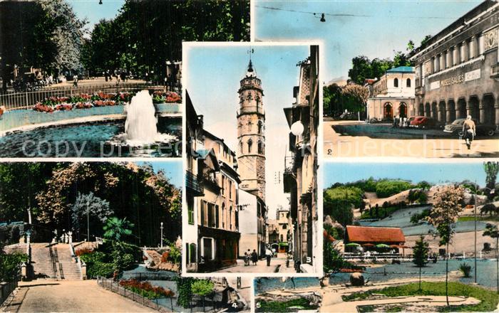 Bagneres-de-Bigorre Allée des Coustous Musee Esplanade Tour des Jacobins Lacets