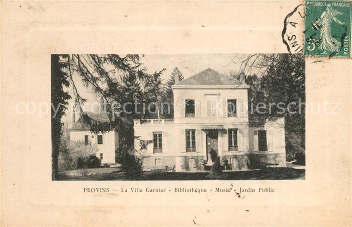 Provins Villa Garnier Bibliothèque Musee Jardin public