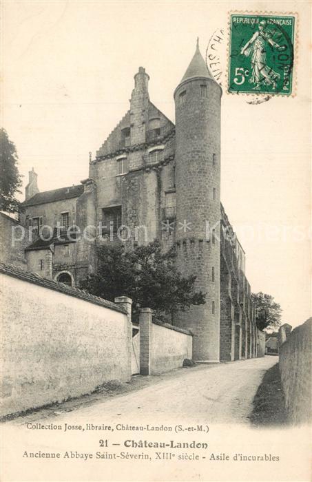 Chateau-Landon Ancienne Abbaye Saint Séverin XIIIe siècle