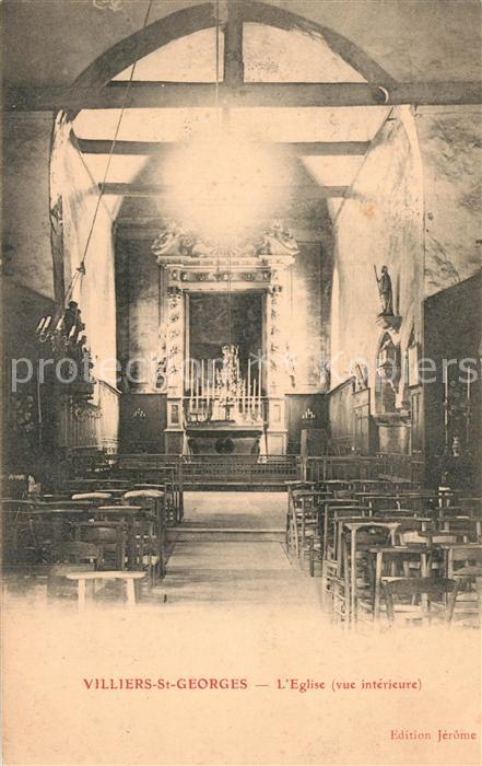 Villiers-Saint-Georges Eglise vue intérieure
