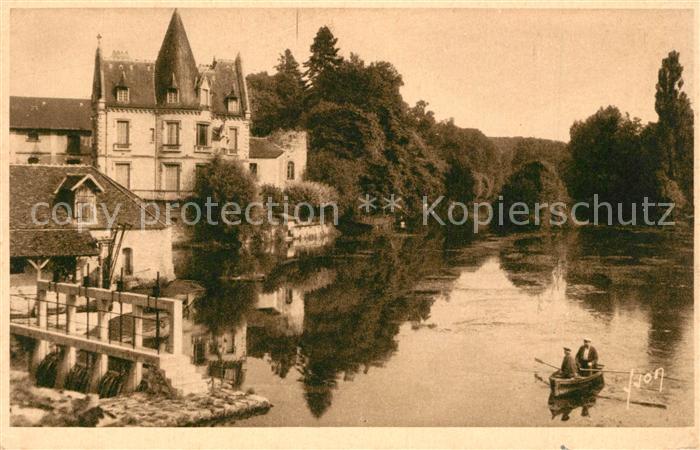 Moret-sur-Loing Bords du Loing en amont du pont