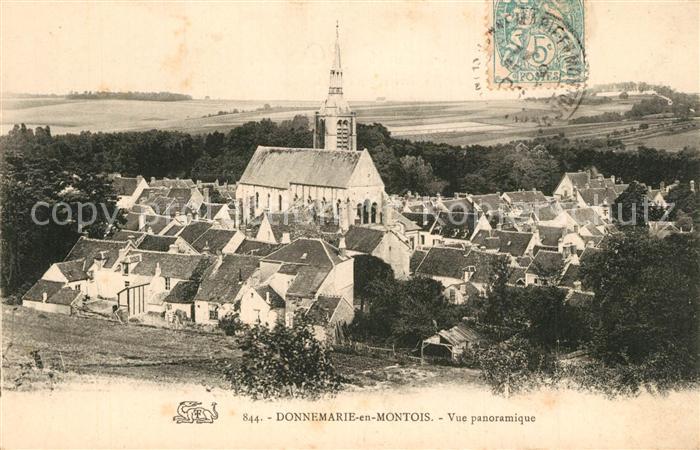 Donnemarie-en-Montois Vue panoramique Eglise